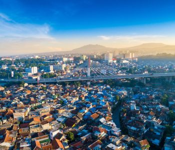 Bandung,,West,Java,/,Indonesia,-,June,23,,2018:,Aerial